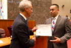 Naturalization Ceremony in City Council Chambers on President's Day, 2017